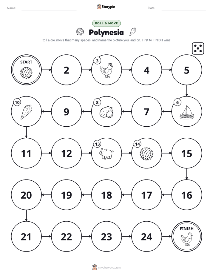 Roll & Move Game