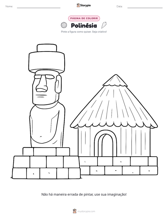 Página para colorir