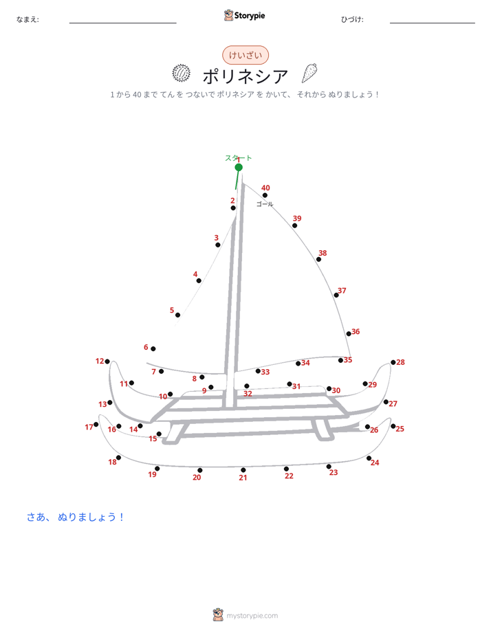 点つなぎ