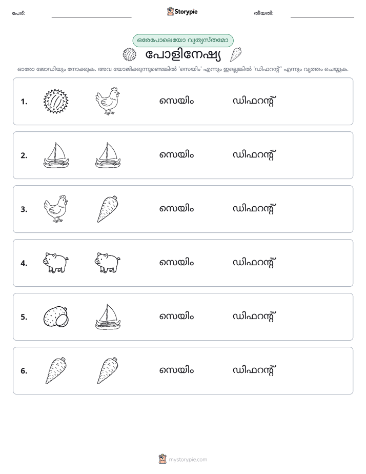 ഒന്നോ വ്യത്യാസമോ