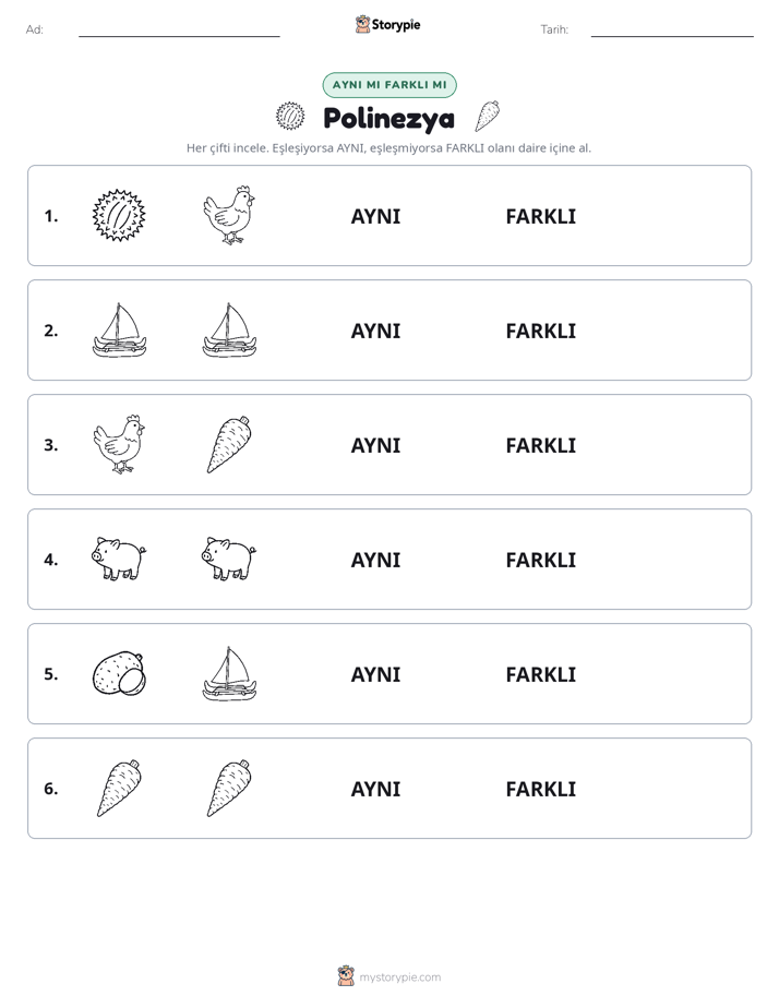 Aynı mı Farklı mı