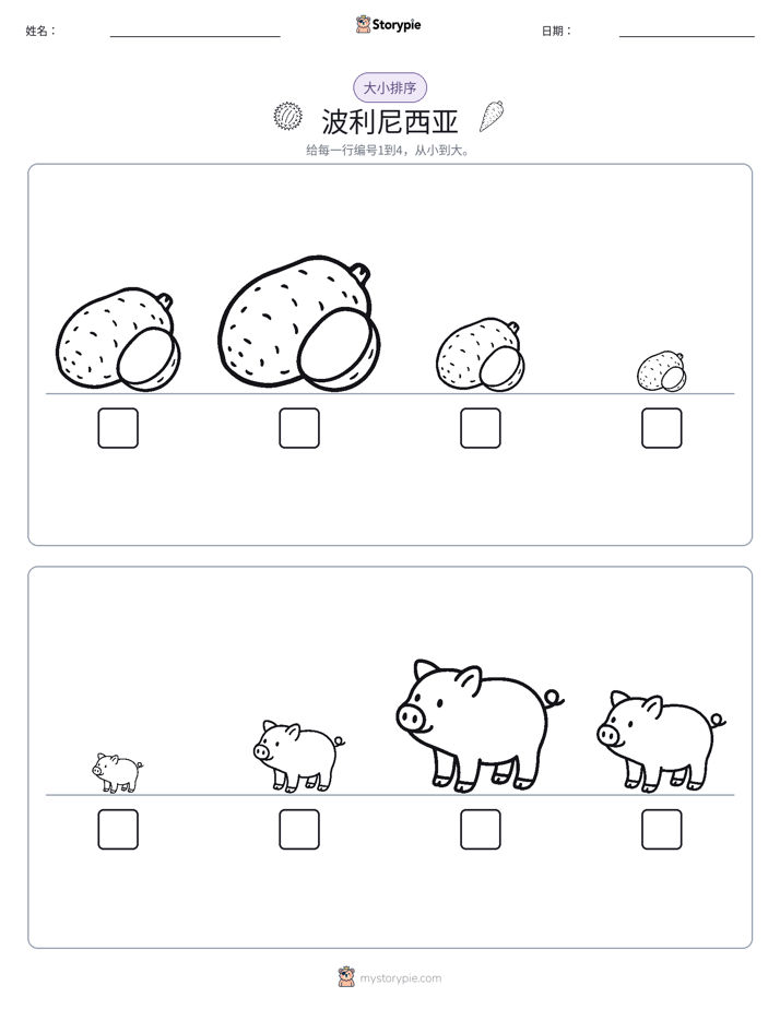 大小排序