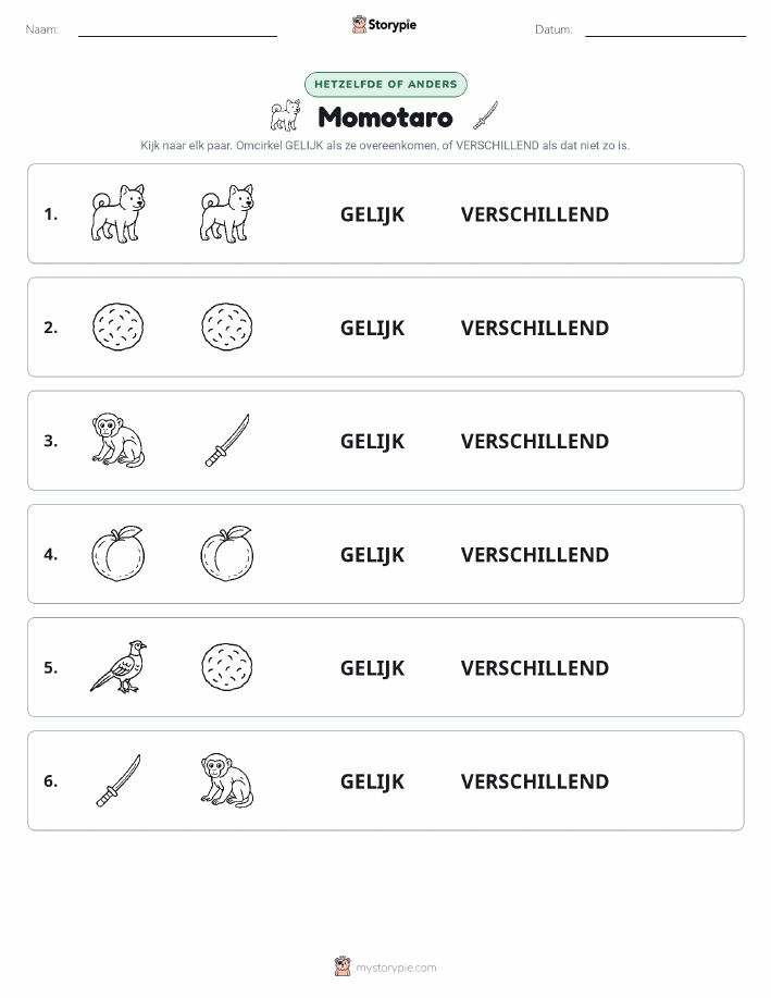Zelfde of Verschillend