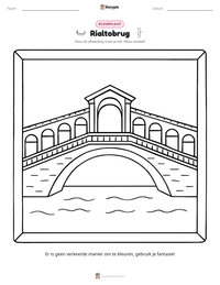 Rialtobrug afdrukbare werkblad voorbeeld