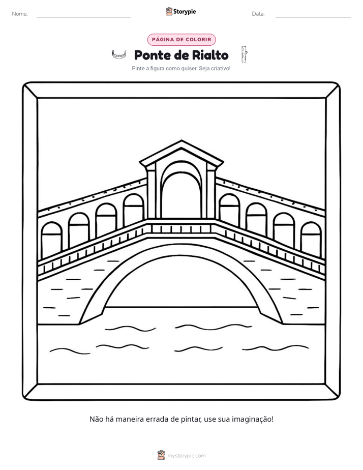 Página para colorir