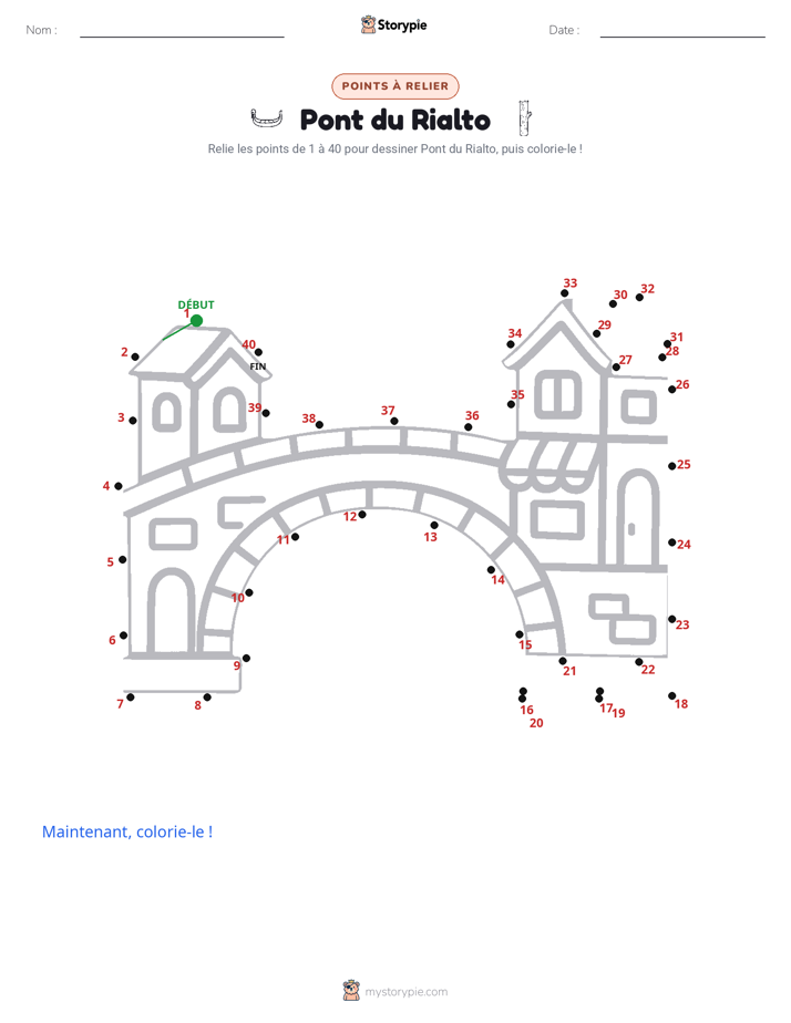 Relie les points