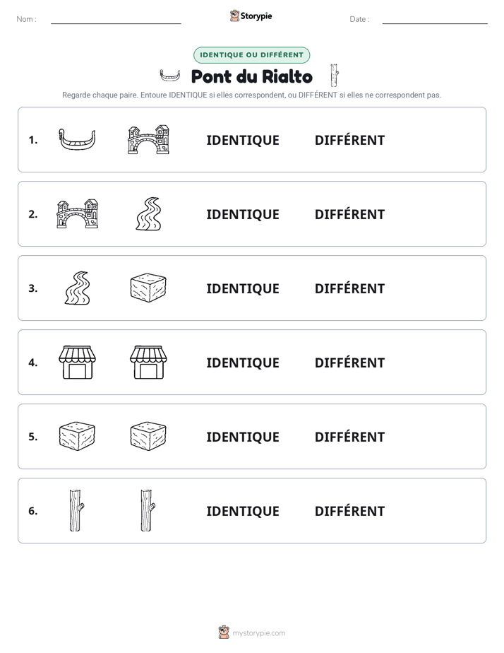 Identique ou Différent