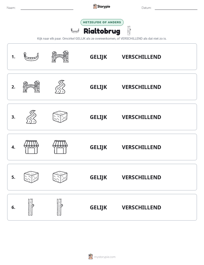 Zelfde of Verschillend