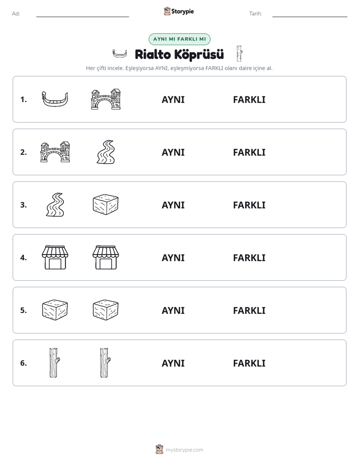 Aynı mı Farklı mı