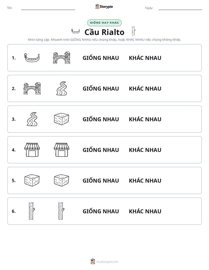 Giống Hay Khác