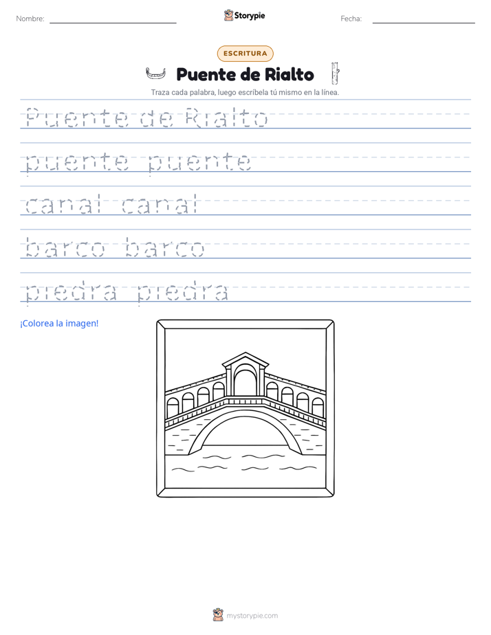 Práctica de Escritura
