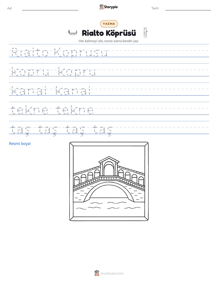 Yazma Pratiği
