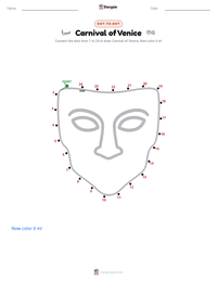 Carnival of Venice printable worksheet preview