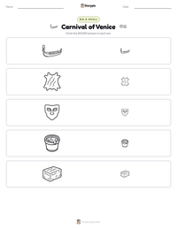 Carnival of Venice printable worksheet preview