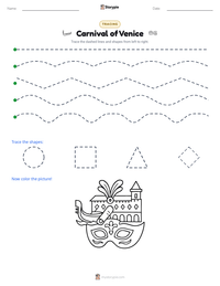 Carnival of Venice printable worksheet preview