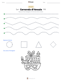 Anteprima della scheda stampabile di Carnevale di Venezia