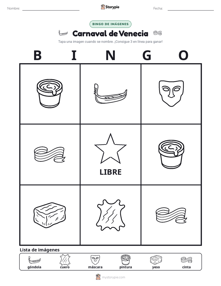 Bingo de Imágenes