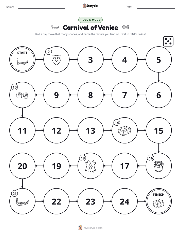 Roll & Move Game