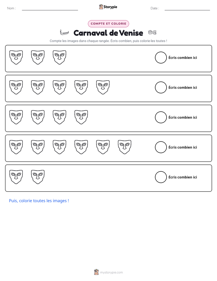 Compter & Colorier