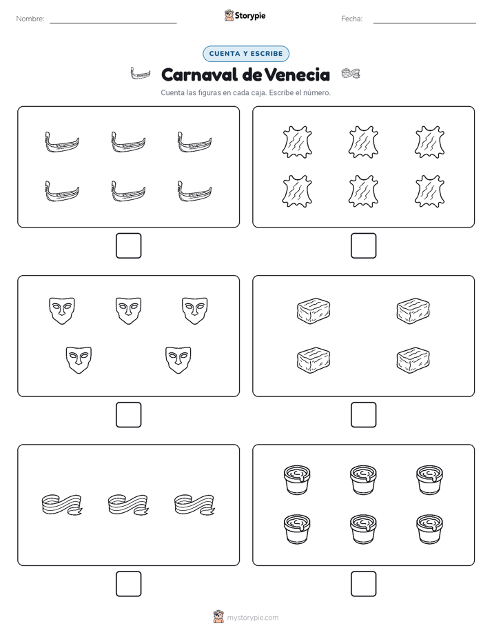 Cuenta y Escribe