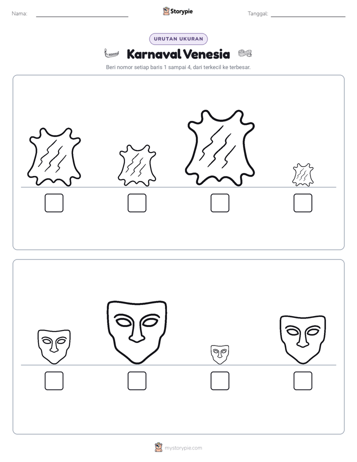 Urutan Ukuran