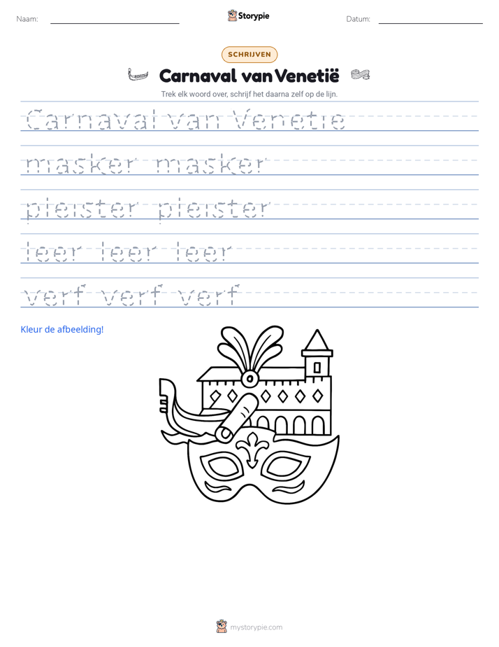 Schrijf Oefening