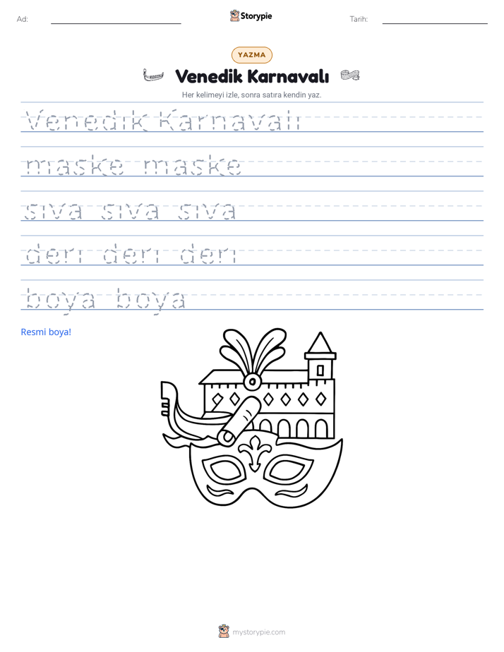Yazma Pratiği