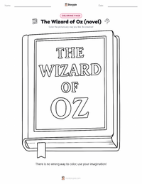 The Wizard of Oz (novel) coloring page for kids