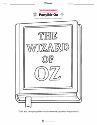 Halaman mewarnai The Wizard of Oz (novel) untuk anak-anak