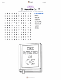 Prabaca lembar kerja cetak The Wizard of Oz (novel)