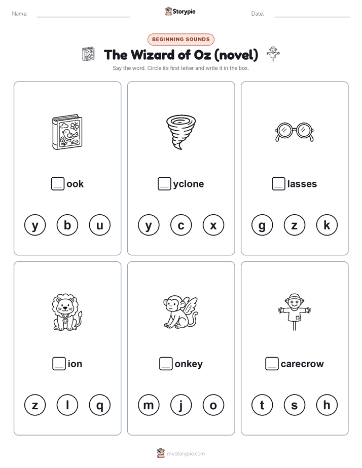 Beginning Sounds