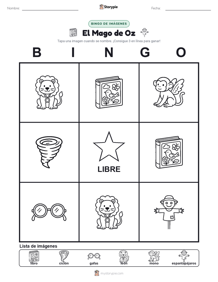 Bingo de Imágenes