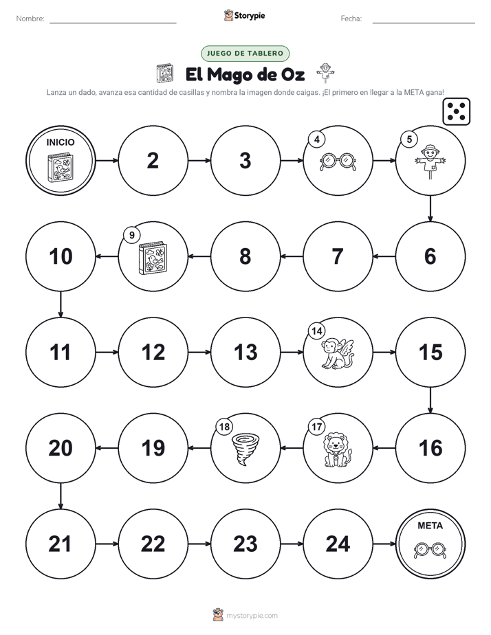Juego de Rueda y Avanza
