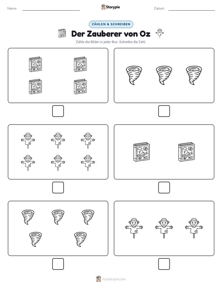 Zählen & Schreiben