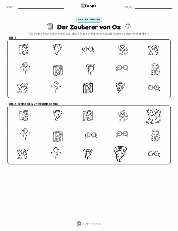 Finde den Unterschied