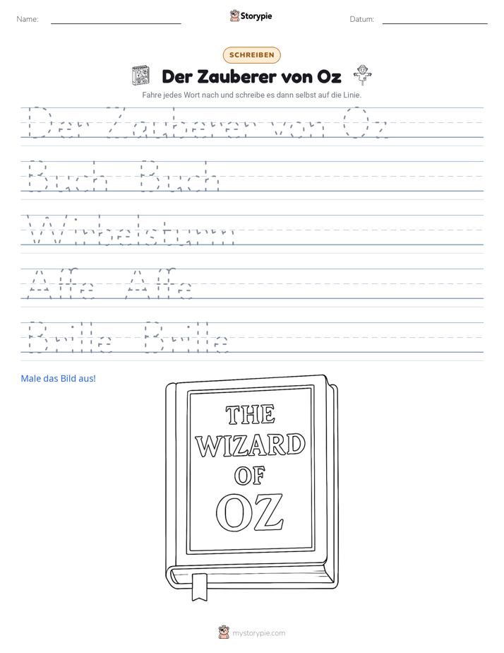Schreibübung