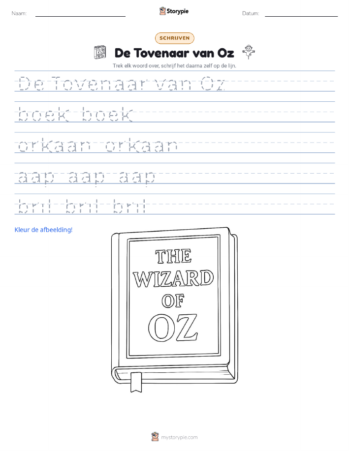 Schrijf Oefening