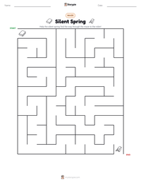 Silent Spring printable worksheet preview