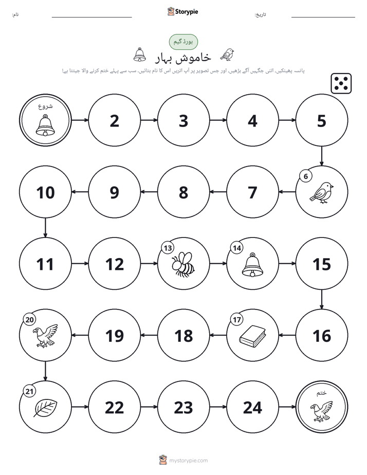 رول اور منتقل کریں کھیل