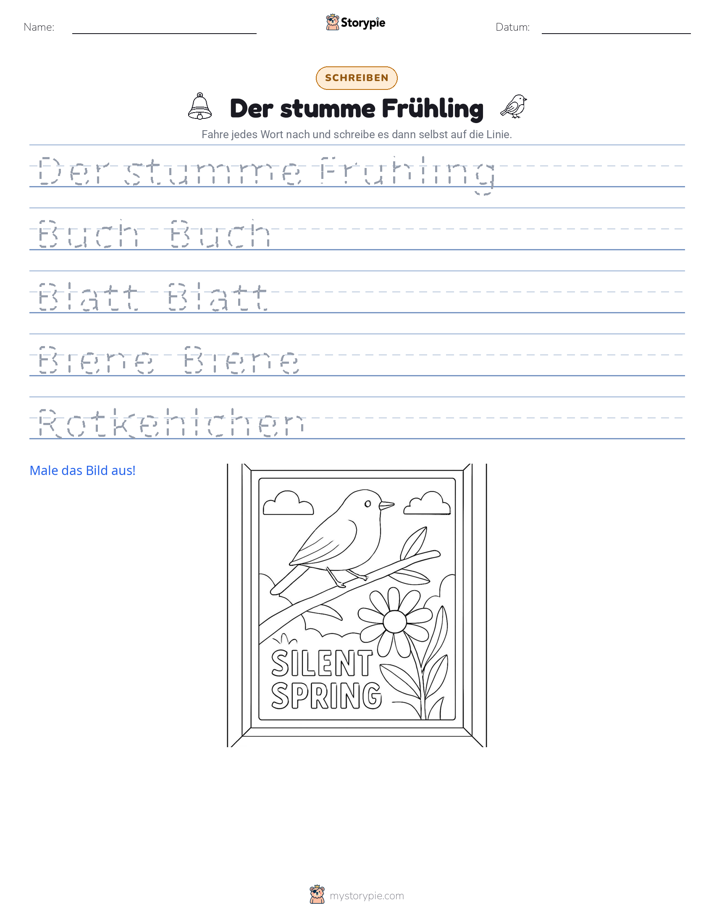 Schreibübung