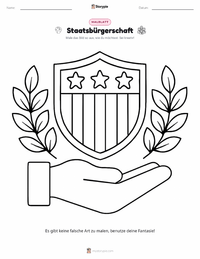 Staatsbürgerschaft druckbare Arbeitsblatt Vorschau