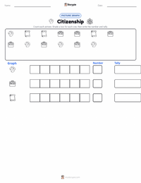 Citizenship printable worksheet preview
