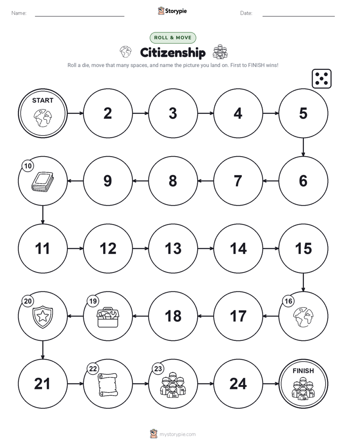 Roll & Move Game