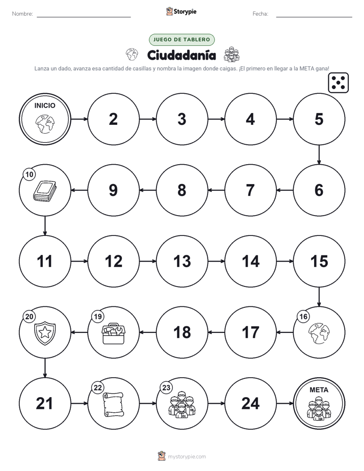 Juego de Rueda y Avanza