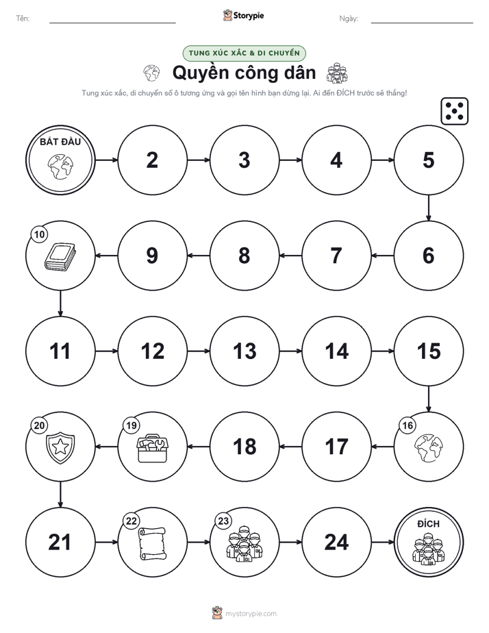 Trò Chơi Cuộn & Di Chuyển