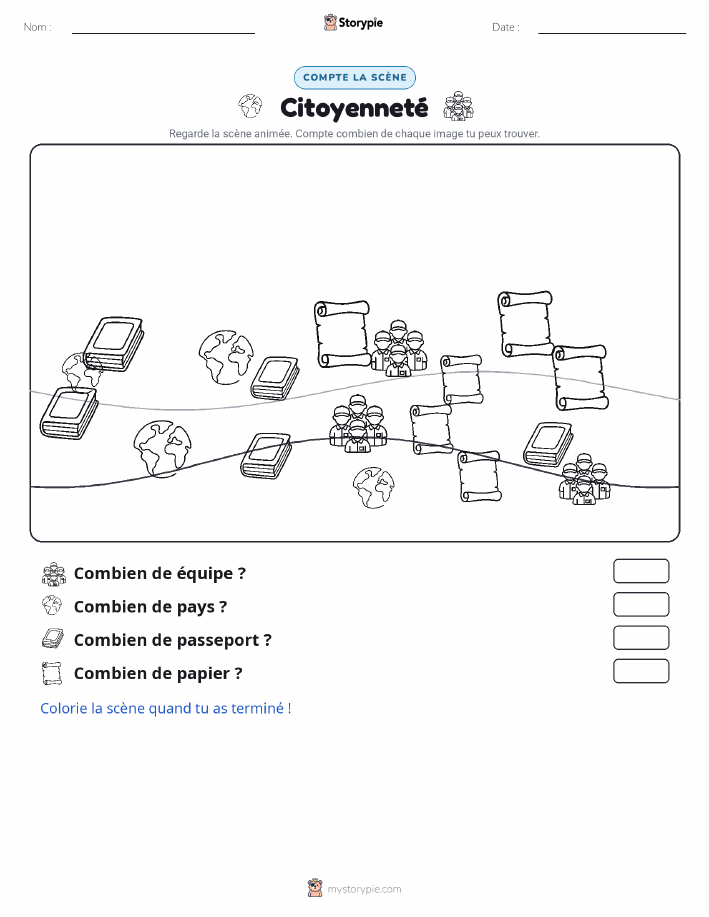 Scène de Comptage