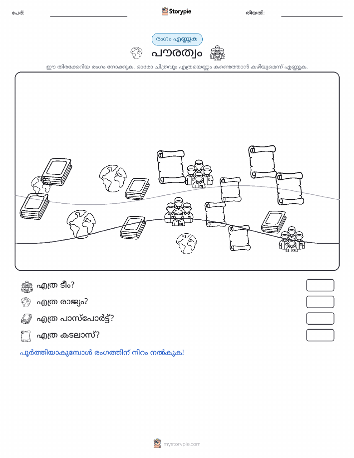 എണ്ണുന്ന ദൃശ്യങ്ങൾ