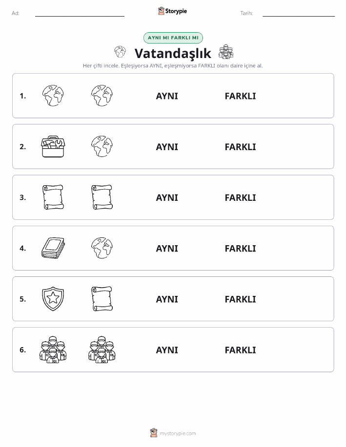 Aynı mı Farklı mı