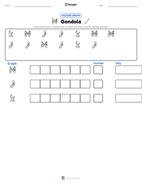 Gondola printable worksheet preview