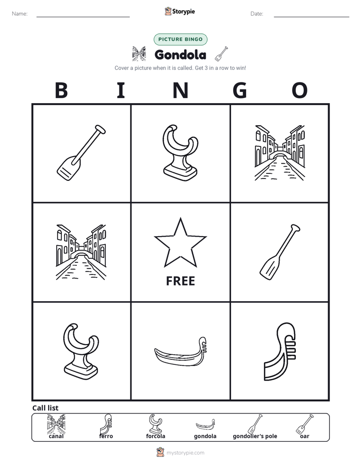 Picture Bingo